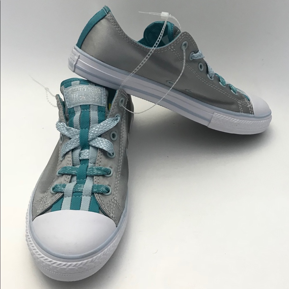 Converse All Star Low Top Metallic Sneakers Size 5